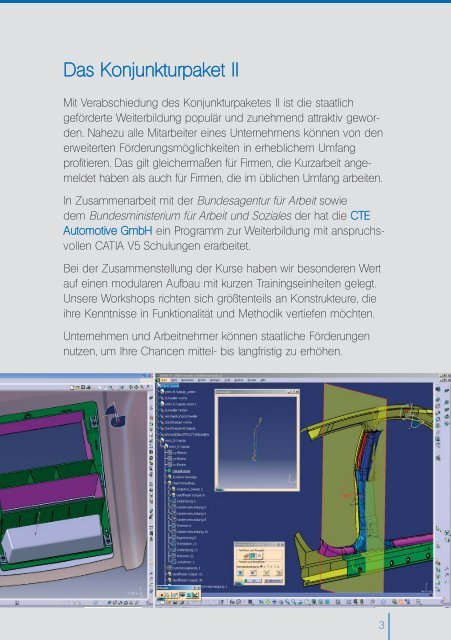 Weiterbildung mit dem Konjunkturpaket II CATIA V5 Schulungen mit ...