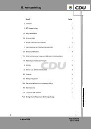 28. Kreisparteitag - CDU Kreisverband Düren-Jülich