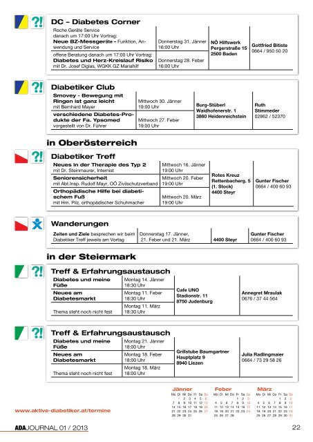 Gemessenes Leben - ADA-Aktive Diabetiker Austria