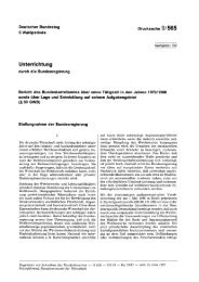 Unterrichtung - DIP - Deutscher Bundestag