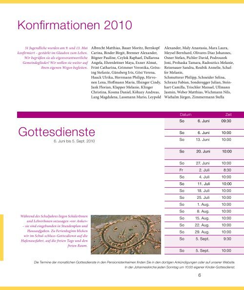 0. Liesinger Kirtag Sommerbibelkurs 20 0 - Evangelische ...