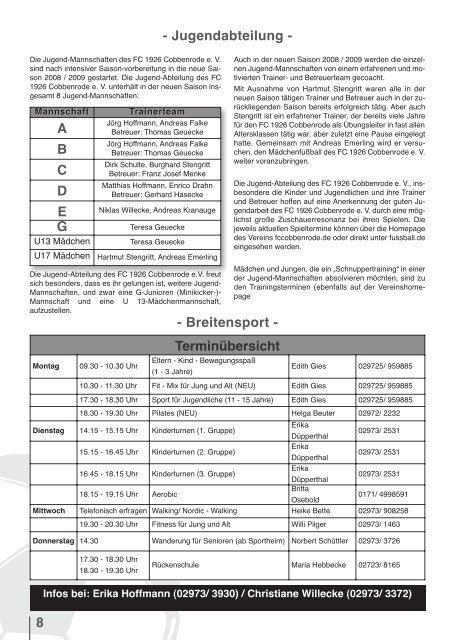 Ausgabe 1 - FC Cobbenrode 1926 eV