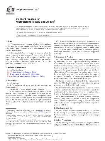 E407-07 Microetching Metals and Alloys.pdf - McMaster Department ...