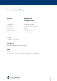Corporate Design - an der Hochschule Offenburg