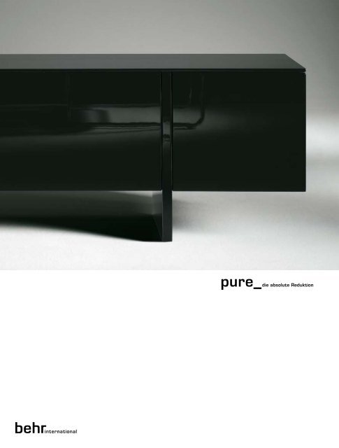 pure - bei behr international