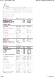 Preisliste - GMD-Werbeagentur Grafenau