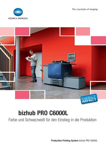 Broschüre bizhub PRO C6000L - Konica Minolta