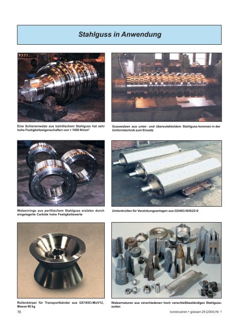 Stahlguss - Konstruieren und GieÃŸen - Bundesverband der ...