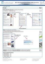 Mediadaten zum WdK-Newsletter - medhochzwei Verlag GmbH