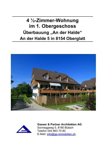 An der Halde - Gasser & Partner Architekten + GU AG