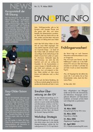 Frühlingserwachen! - Dynoptic Partner AG