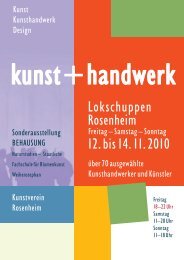 Flyer zur Ausstellung - Kunstverein Rosenheim