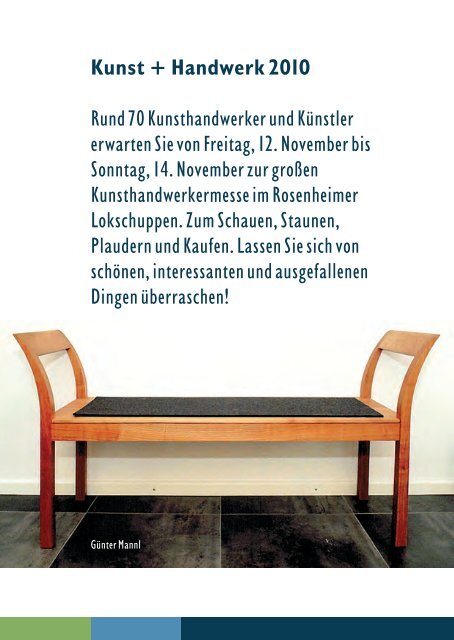 Flyer zur Ausstellung - Kunstverein Rosenheim