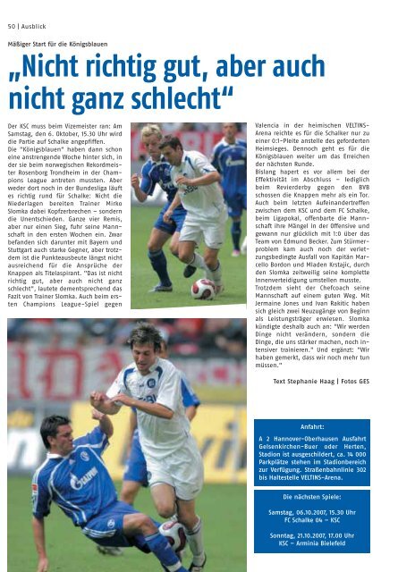 Keine Ausrede - Karlsruher SC