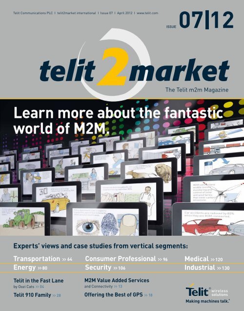 download PDF version of Telit2Market Magazine 7/12 - M2M Now
