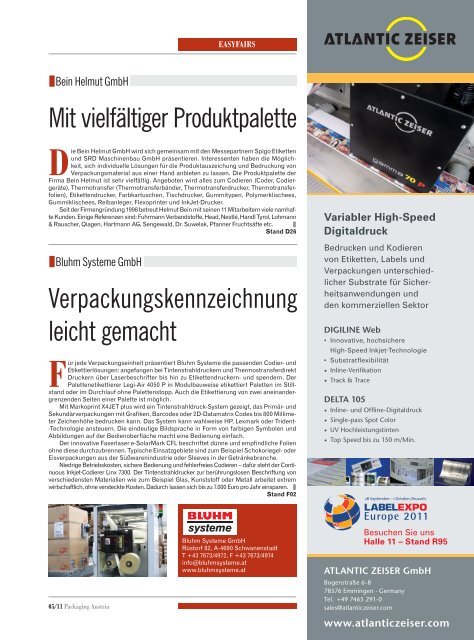 Nr 5/11 - Packaging Austria