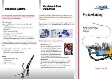 Produktkatalog - RASI Maschinenbau GmbH