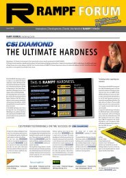 The ULTIMATe hARDNeSS - Rampf Formen GmbH