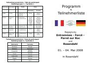 Programm - in der Gemeinde Rosendahl