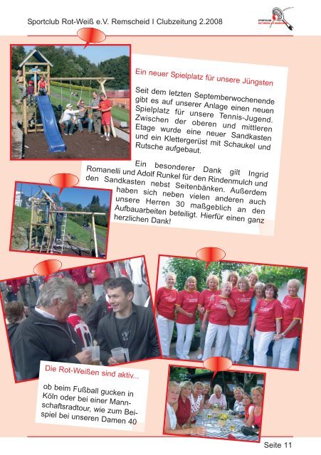 Clubzeitung 2, 2008 - Rot Weiss remscheid