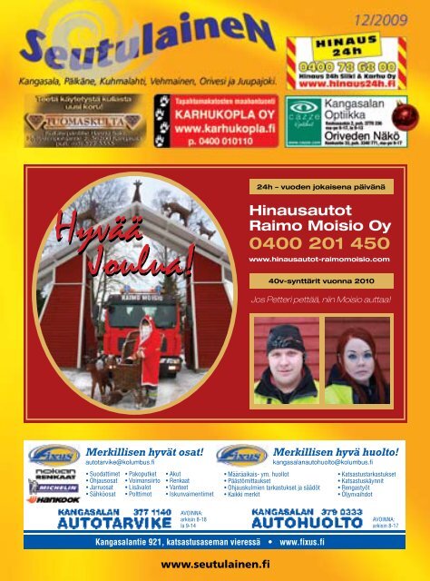 Hinausautot Raimo Moisio Oy - Seutulainen