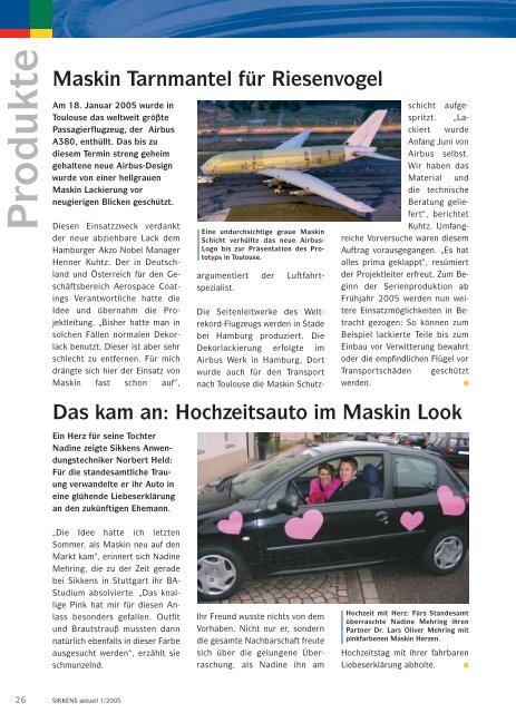 Ausgabe 1/ April 2005 - Neue Internetpräsenz