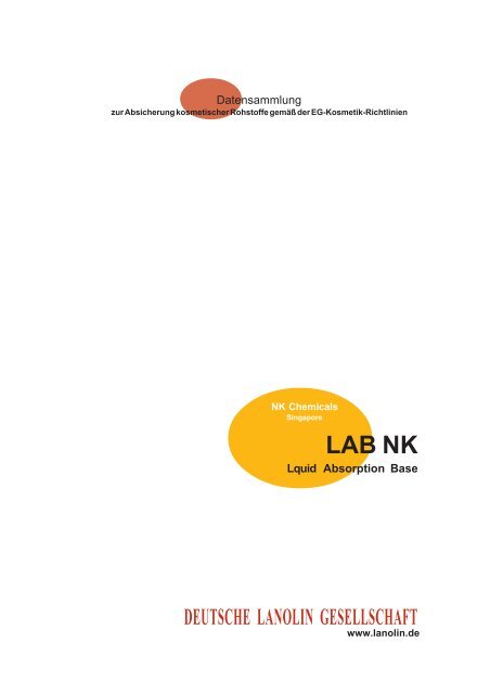 LAB NK - Deutsche Lanolin Gesellschaft