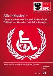 Alle inklusive! – - SPD-Landtagsfraktion Brandenburg
