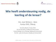 Presentatie - SWPBS en Fontys OSO