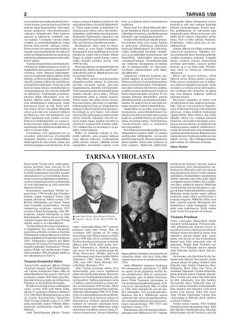 Lehti 1/2008 - Tarvasjoki