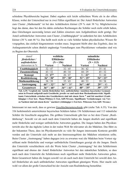 Konzeption und Evaluation eines Kinematik/Dynamik-Lehrgangs zur ...