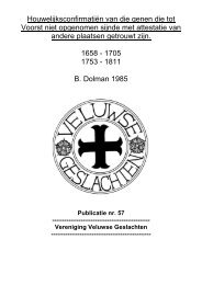 Nr. 057 Voorst, Huwelijksconfirmatiën 1658-1705 - Veluwse ...