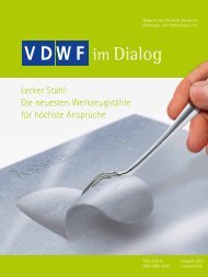 Lecker Stahl: Die neuesten Werkzeugstähle für höchste ... - VDWF