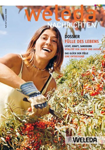 Weleda Nachrichten 247, Michaeli 2008 PDF-Download