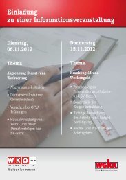 Einladung zu einer Informationsveranstaltung - Fachgruppe ...