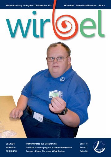 WIRBEL 22 - November 2011 - Werkstatt für behinderte Menschen ...
