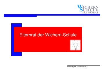 Elternrat Info zum Download - Elternrat der Wichern-Schule