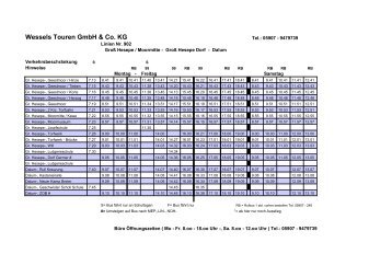 Gr. Hesepe - Moormitte und zurück (PDF) - Wessels-Touren