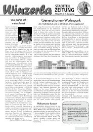 Stadtteilzeitung Winzerla März 2010