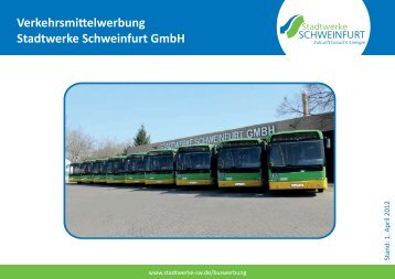 Preisverzeichnis Verkehrsmittelwerbung - Stadtwerke Schweinfurt ...
