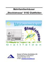 Stockistrasse - Gasser & Partner Architekten + GU AG
