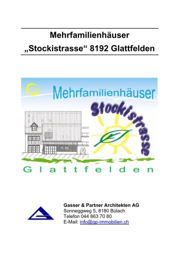 Stockistrasse - Gasser & Partner Architekten + GU AG