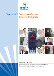 Datenblatt Teletaster IRP ® Plus - Tedsen