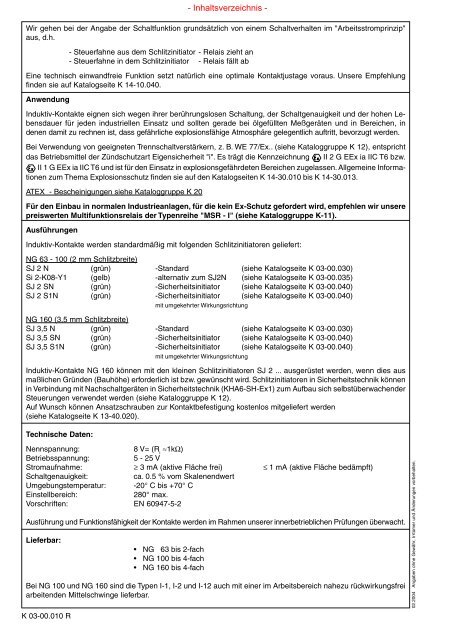 Grenzsignalgeber im Baukastensystem - Wiebrock