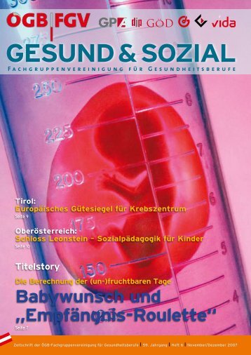 GEsunD & sozial - Arge FGV für Gesundheits