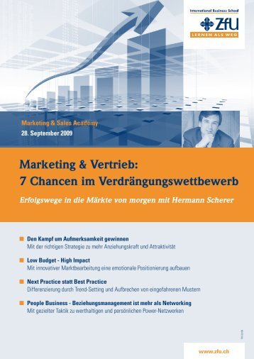 Marketing & Vertrieb: 7 Chancen im Verdrängungswettbewerb - ZfU