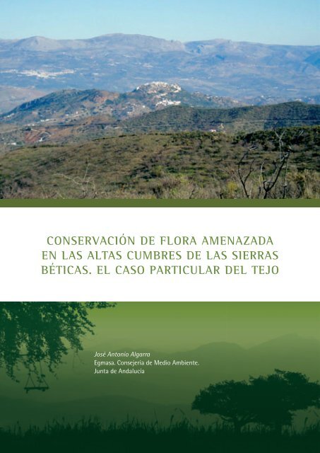 (tejo) sierra de tejeda - Centro de Documentación "Andalucía Rural"