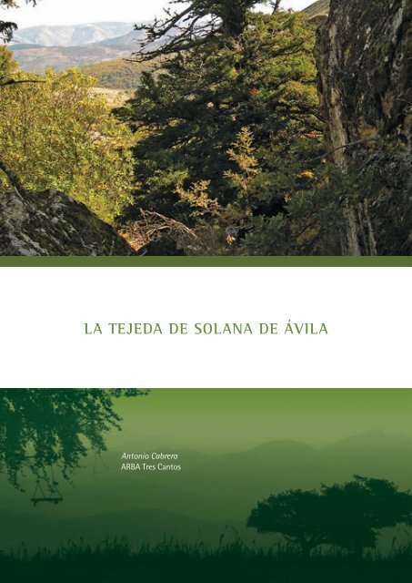 (tejo) sierra de tejeda - Centro de Documentación "Andalucía Rural"