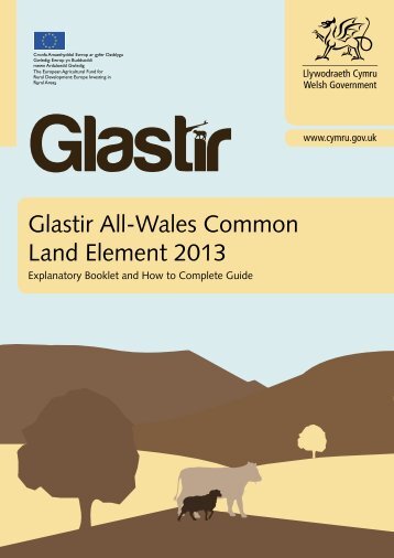 Glastir All-Wales Common Land Element 2013 - Union of Wales