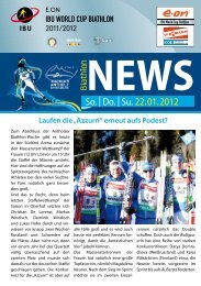 22.01.2012 Weltcup Zeitung (.pdf) - Biathlon Antholz